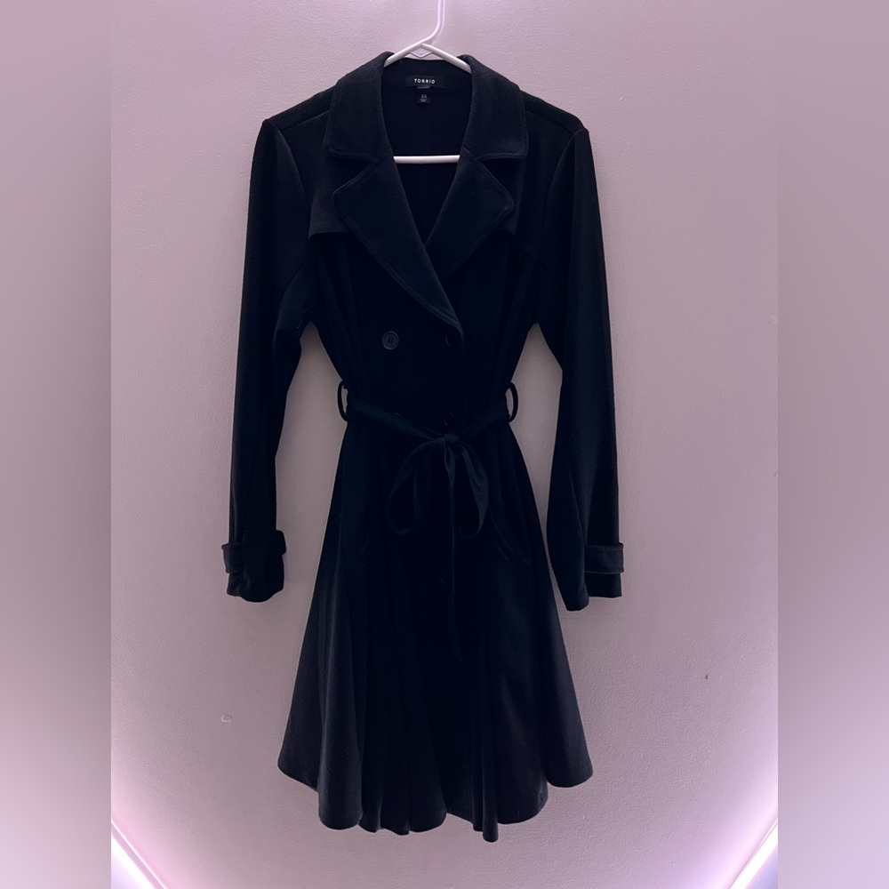 Torrid Black Swing Trench 00